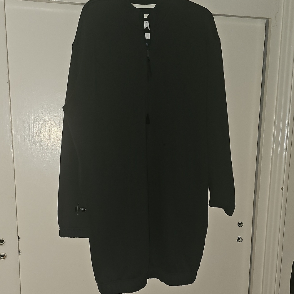 Adidas Women's Dress Half Zip Long Sleeve Sweater Carbon Gray Dress